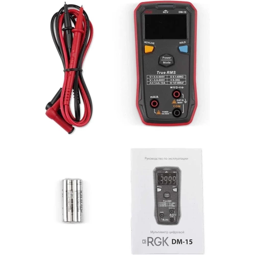 Цифровой мультиметр RGK DM-15 755153 фото 6