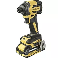 Винтоверт Hanskonner удар б/щ, 18В,1BatterySystem, 280Нм,1/4",2x2Ач, кейс HCD20280BLWC