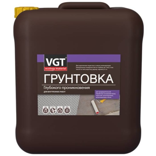 Грунтовка глубокого проникновения VGT ВД-АК-0301 для внутренних работ 1 кг
