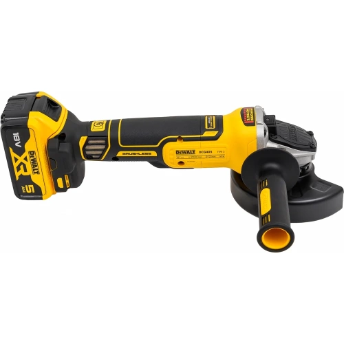 Набор электроинструмента Dewalt DCK2020P2T, 18 В: ударная дрель-шуруповерт DCD791 и угловая шлифмашина DCG405, с 2 АКБ 5 Ач и ЗУ, в кейсе TSTAK, DCK2020P2T-QW фото 7