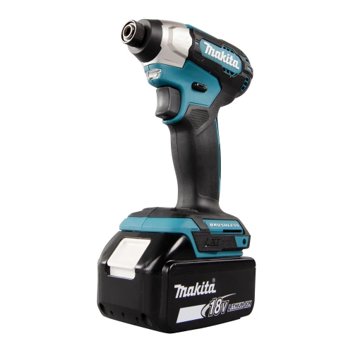 Аккумуляторный ударный шуруповерт Makita 18В, BL, XPT, Li-ion, 140 Нм, 2 скорости DTD157RTJ фото 5
