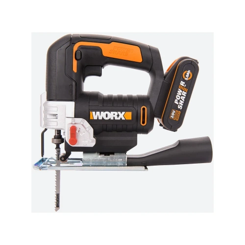 Аккумуляторный лобзик WORX 20 В, 1x2 Ач, кейс WX543 фото 3