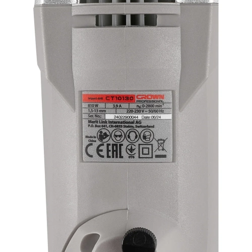 Ударная дрель CROWN CT10130 фото 9