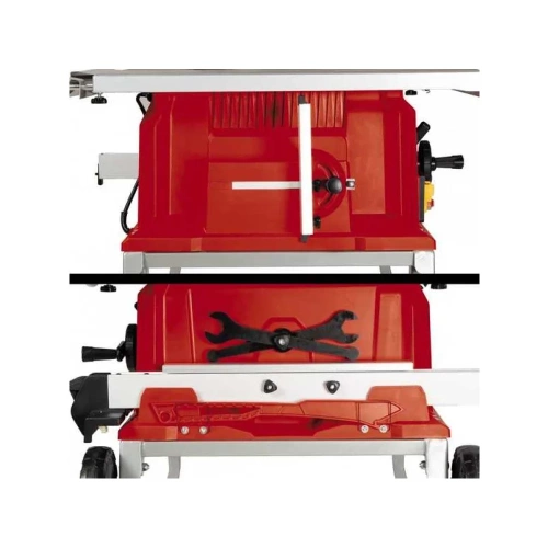 Пила стационарная Einhell TE-CC 250 UF, 2000Вт, 250x30мм, пропил 78 мм, складные ножки, колесики 4340539 фото 6