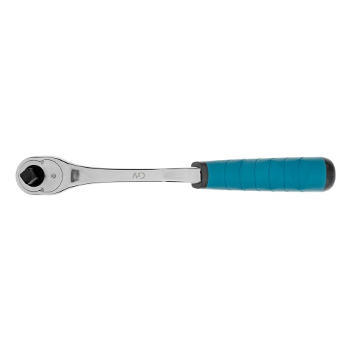Ключ-трещотка 1/2", CrV, 90 зубьев, усиленный, хром Gross фото 4