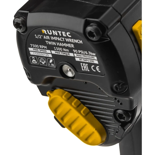 Гайковерт ударный пневматический RUNTEC PRO 1/2, 1300Нм RT-IWP1300 фото 6