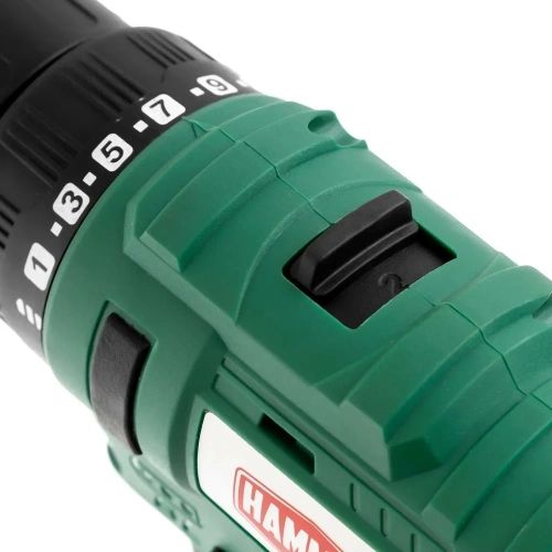 Аккумуляторная бесщеточная дрель Hammer ACD12BL 12В 2x2Ач LilON 10мм 0-400/0-1400об/мин 40Нм в кейсе 14281 824163 фото 9