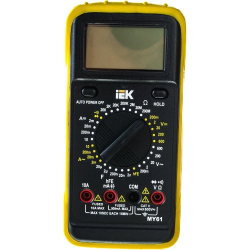 Цифровой мультиметр IEK Professional MY61 469879 TMD-5S-061 фото 7