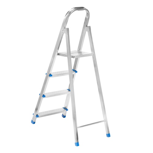 Стремянка, 4 ступени, стальная, оцинкованная Сибртех фото 2