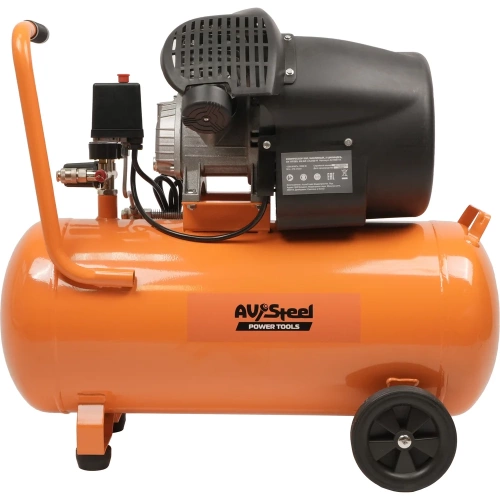 Компрессор AV Steel 50л/ 8 бар/412 л AV-965115 фото 6