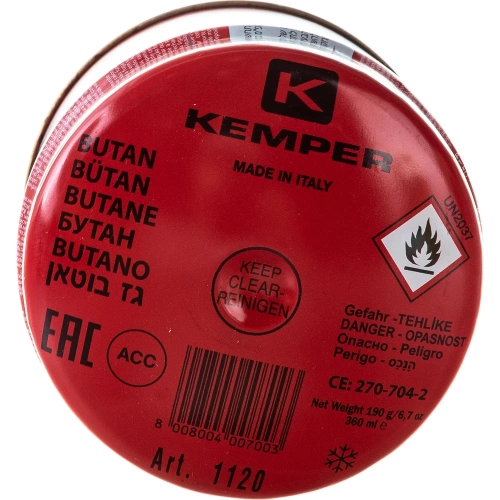 Газовый баллон Kemper 1120 фото 7