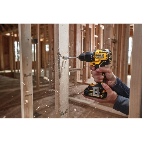 Аккумуляторная ударная дрель-шуруповерт DEWALT DCD709D2T, 18 В, 1650 об/мин, 28050 уд/мин, с 2 АКБ 2 Ач и ЗУ, в кейсе TSTAK DCD709D2T-QW фото 9