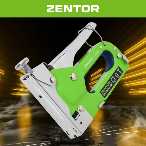Степлер строительный 3 в 1 Zentor ZT160003S фото 5