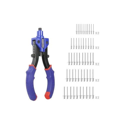 Заклепочник двуручный для тяжелых работ WORKPRO 5-в-1 250мм WP225004 фото 5