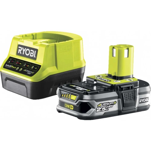 Набор Ryobi ONE+ RC18120-125 5133003359 аккумулятор (18 В; 2.5 А*ч; Li-Ion) и зарядное устройство RC18120 фото 8