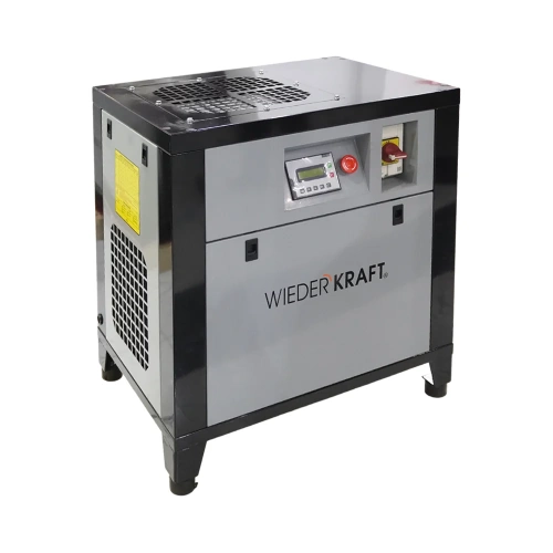 Компрессор винтовой WIEDERKRAFT 650л/мин, 10 бар, 5.5кВт, 380в WDK-SG5510