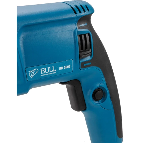 Перфоратор BULL BH 2602 в чемодане Xcase 800 Вт, 3.0 Дж, 4 реж. + 2 зубила, 3 сверла, БЗП в комплекте 1329814 фото 9