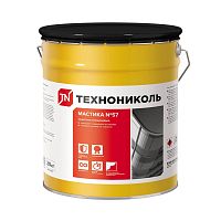 Мастика защитная алюминиевая ТЕХНОНИКОЛЬ № 57, 20 кг