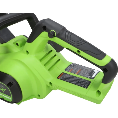 Цепная пила аккумуляторная GreenWorks GD24CS30 24V, 30см, бесщеточная, c 1хАКБ 4 Ач c USB и ЗУ 2007007USB4 фото 9
