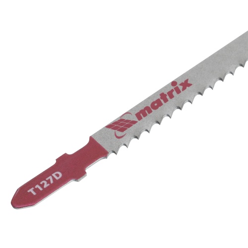 Полотна для электролобзика по металлу, 3 шт, T127D, 75 х 3 мм, HSS Matrix Professional фото 3
