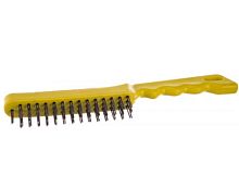 Щетка стальная Stayer Master 35015-3 с пластмассовой ручкой 3 ряда