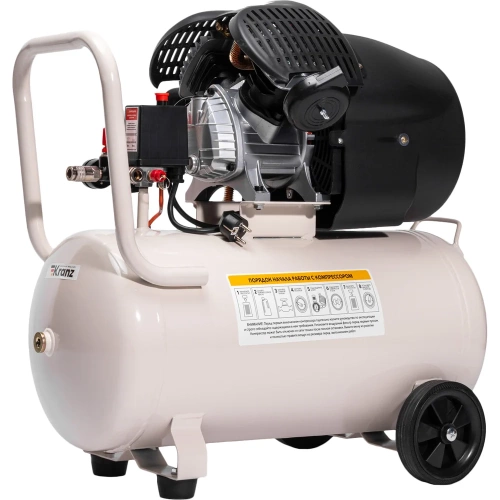 Компрессор воздушный Kranz KR-2200/50, 2200Вт, 400 л/мин, 50л KR-16-1153 фото 4