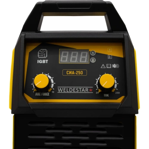 Инвертор сварочный WELDESTAR СИА-250 МАСТЕР  (220В, 250А, ПВ60, 8,6кВт) (+электроды) ws250 фото 5
