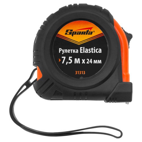 Рулетка Elastica,7,5 м х 24 мм,обрезиненный корпус Sparta фото 4