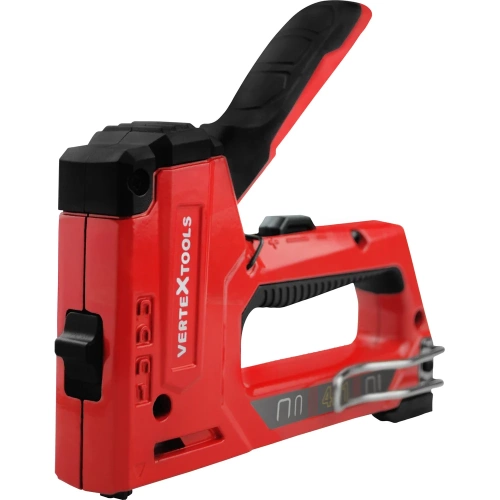Степлер строительный многофункциональный vertextools PRO 4в1 6-14 ММ (тип 140,53,36,28,300,500) 0043-06 фото 4