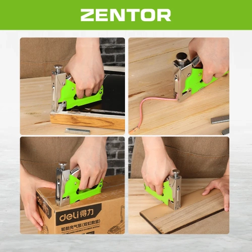 Степлер строительный 3 в 1 Zentor ZT160003S фото 7