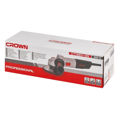Углошлифовальная машина CROWN CT13501-125 фото 10