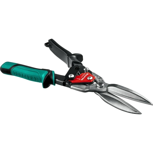 Прямые удлинённые ножницы по металлу KRAFTOOL Alligator 290 мм 2328-SL фото 3