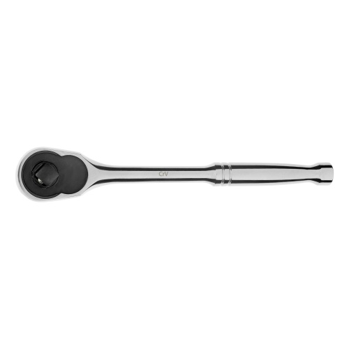 Ключ-трещотка 3/8", CrV, 120 зубьев, цельнометаллический, хром Gross фото 4