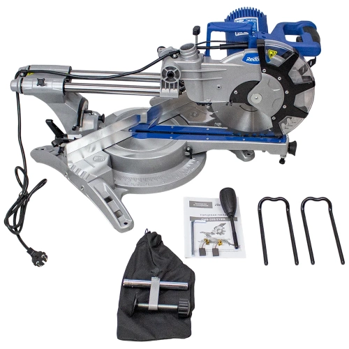 Пила торцовочная Redbo CMS-255/2100L, 2100Вт, 255мм, протяжка, лазер 39188 фото 4