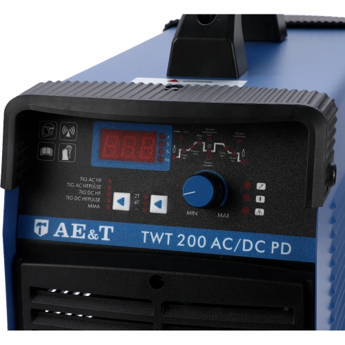 Аппарат аргонодуговой сварки AE&T 200А/220В цифровой TWT200AC/DCPD фото 5