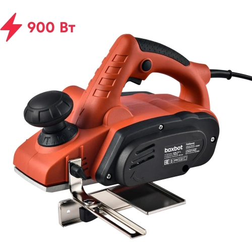 Рубанок Boxbot 82 мм, 900Вт, выборка четверти, P-9082R 902245.P-9082R-2