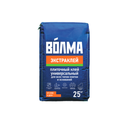 Клей для плитки цементный Волма-Экстраклей 25 кг