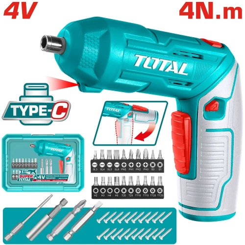 Отвертка аккумуляторная TOTAL 240 Нм TSDLI04425 фото 3