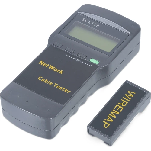 Тестер для витой пары c LCD дисплеем Cabeus (SC8108) CT-LCD-RJ45