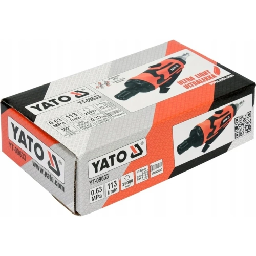 Прямая пневматическая шлифмашина YATO YT-09633 фото 7