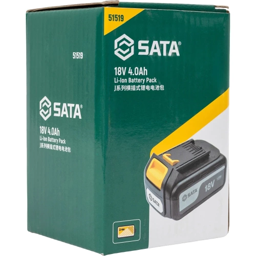 Аккумулятор 18V 4.0 Ah Sata 51519 фото 9