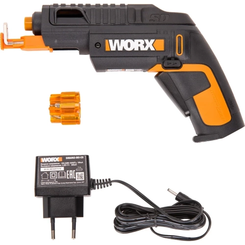 Аккумуляторная отвертка с набором бит WORX WX255 SD Slide Driver WX255 фото 4