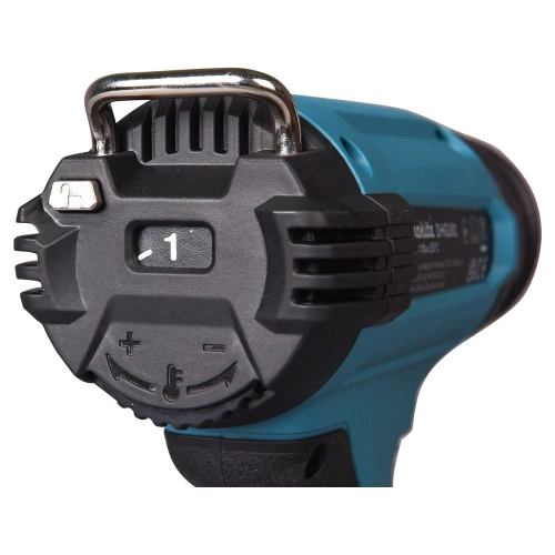 Аккумуляторный тепловой пистолет-фен Makita LXT 18В, 550 град, 2 скорости,6 режимов, кейс MakPac ,насадки 5.0Ач х1,з/у DHG181RT1J фото 10