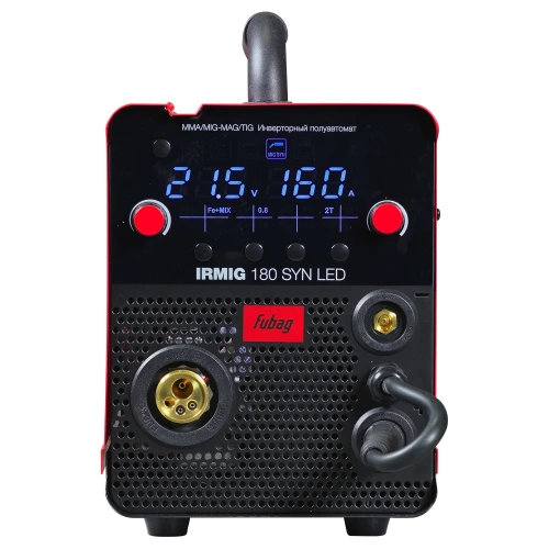 Сварочный полуавтомат FUBAG IRMIG 180 SYN LED с горелкой 250А в комплекте 646403 фото 3