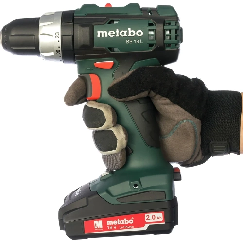 Аккумуляторная дрель Metabo BS 18 L 50 Нм, 2x2 Ач, кейс 602321500 фото 5
