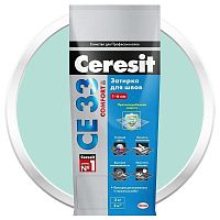 Затирка цементная для узких швов Ceresit СЕ33 Comfort Мята 2 кг