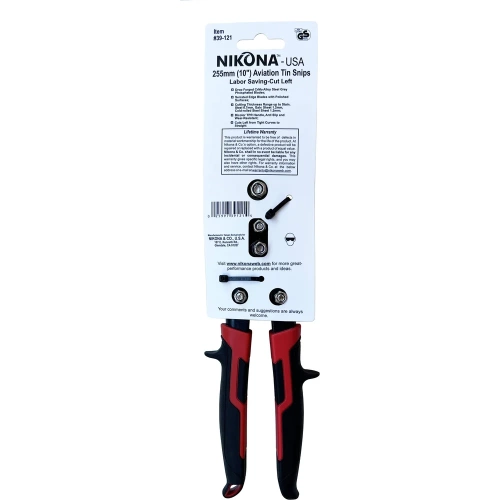 Ножницы по металлу NIKONA левые, особой мощности, из CrMo, 255мм 39-121 фото 3
