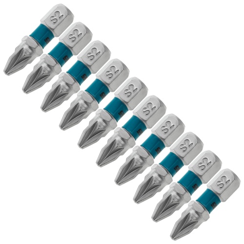 Бита РZ2 х 25, сталь S2, 10 шт. Gross
