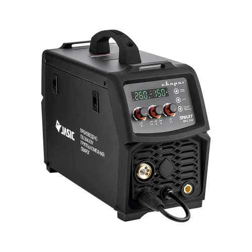 Сварочный инвертор Сварог MIG 200 REAL SMART N2A5 Black, маска+краги 98557