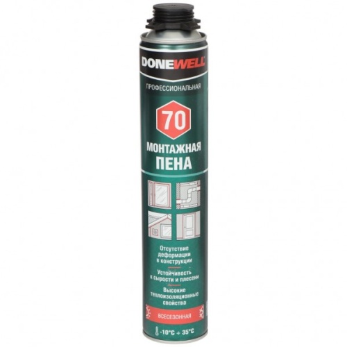 Пена монтажная DoneWell профессиональная, 70 л
